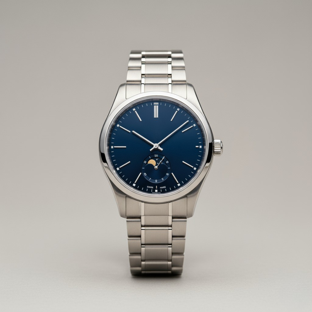 Zenith | Mens Stainless Steel Watch | Moon Phase