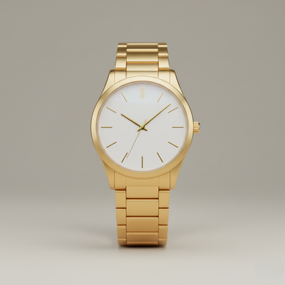 Apollo | Mens Gold Stainless Steel Watch