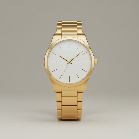 Apollo | Mens Gold Stainless Steel Watch